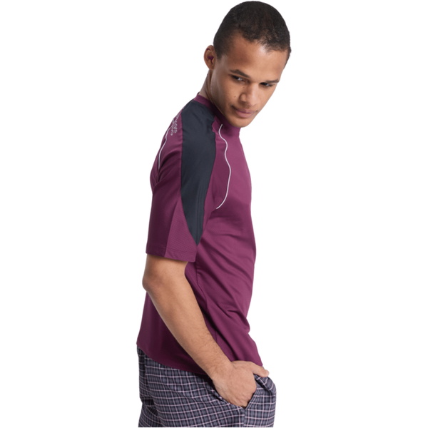 2026 Quiksilver Männer Mercury Americana Kurzarm-Surf-T-Shirt EQYWR03478 - Potent Purple